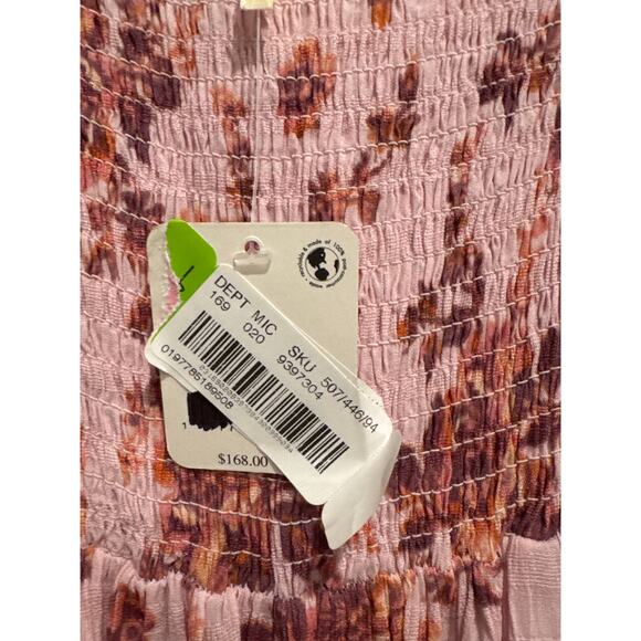 MSRP $168 NWT Free People Jaymes Floral Print Square Neck Size XS-S | QUICK SHIP - Picture 6 of 8